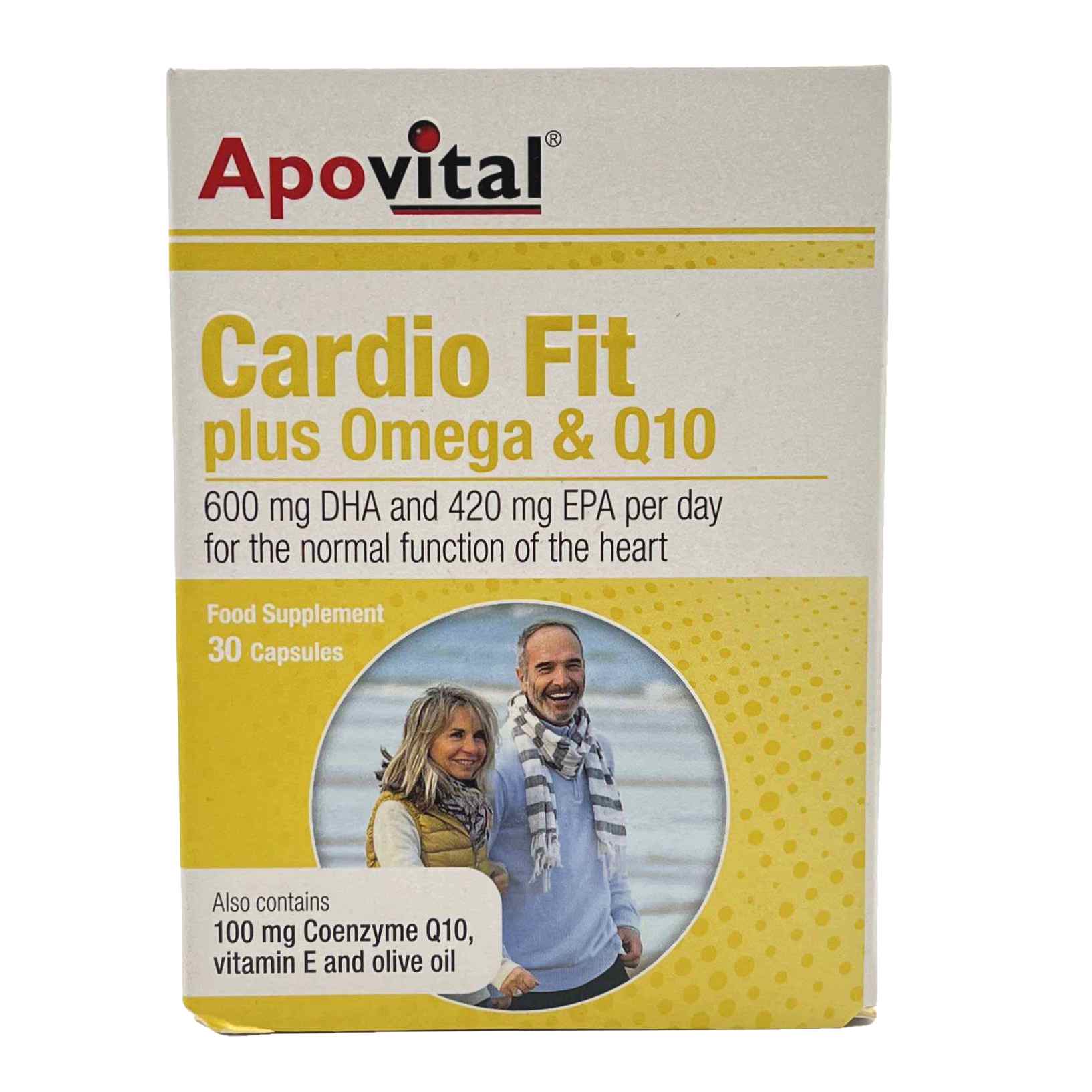 کپسول کاردیوفیت پلاس امگا و کیوتن آپوویتال ApoVital Cardio Fit Plus Omega and Q10